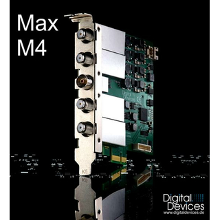 Digital Devices Max M4 TV PC-Karte, 4x Multi-Band Tuner DVB-S2/C/T2, HDTV mit Unicable-/JESS-Untersttzung