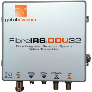 Global Invacom ODU 32 Kit (optisches LNB mit N-Anschluss + ODU 32 Empfangsset + optisches N-Anschlusskabel + Netzteil F145D Power Supply)