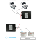 Global Invacom ODU 32 Kit (optisches LNB mit N-Anschluss + ODU 32 Empfangsset + optisches N-Anschlusskabel + Netzteil F145D Power Supply)