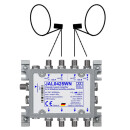 Jultec JAL0425WN Breiband-Sat-ZF Kaskadenstartverstärker 25db mit Netzteil (Amplifier Launch 4-fach Wideband)