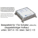 Jultec JPS1704-4M JESS EN50607 Einkabelumsetzer für 4 Satelliten (4x4 UBs/IDs/Umsetzungen)