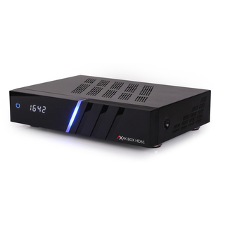 AX 4K-Box HD61 (UHD / 2160p) Linux E Receiver mit DVB-S2 / DVB-S2X / DVB-C / DVB-T2 HEVC H.265)