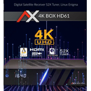 AX 4K-Box HD61 (UHD / 2160p) Linux E Receiver mit 1x...