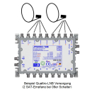 Jultec JPS0902-16M (Gen 2) JESS EN50607 Einkabelumsetzer für 2 Satelliten (2x16 UBs/IDs/Umsetzungen- a²CSS2 Technologie)