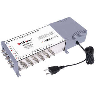 Multischalter DUR-LINE 5/24 HQ mit Netzteil + 22khz Generator (Quad-LNB-tauglich)