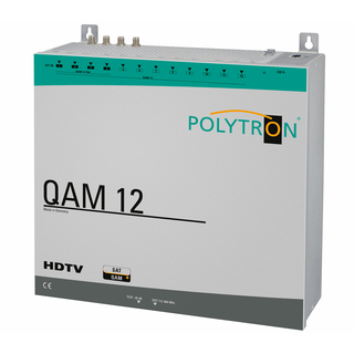 Polytron QAM 12 LAN fr 12 Transponder (DVB-S/S2 Umsetzung QPSK-QAM auf DVB-C)