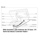 Selfsat Snipe 3 R Twin Black Line Vollautomatische Satelliten Antenne (selbstausrichtend) incl. Montageplatte