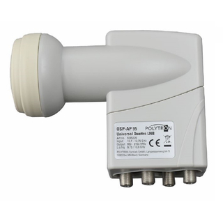 Dur-Line DCS 552-16 mit Polytron Quattro-LNB - Unicable / JESS Multischalter (2x16 UBs/Umsetzungen - 1 Satellit)