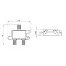 Unicable 2-fach Verteiler/Splitter Inverto IDLP-USP1O5-OUO2O-OOB mit Diodenentkopplung (speziell für Unicable-/JESS-Systeme)