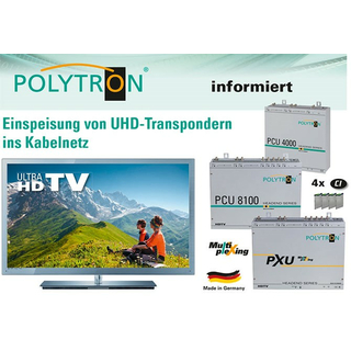 Fix und Fertig Vormontage-/Programmierung - Polytron PCU 8610 - 8x DVB-S/S2 Transponder in DVB-C - Ersatz fr alte PAL-Kopfstation/Kanalaufbereitung