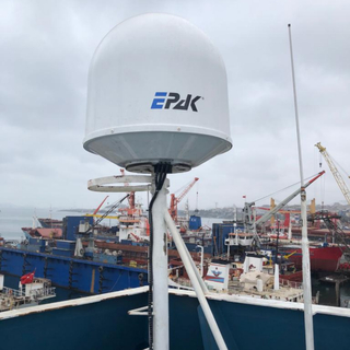 EPAK VSAT DSi9 KA Pro - digitale 90cm Internet Schiffsantenne (selbst ausrichtend und nachfhrend / Binnen-/See-/Meer-Schifffahrt)