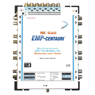 EMP Centauri Ethernet-over-Coax (EoC) Multischalter 13/16 NEU-12 (1Gbit)