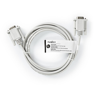 Sub-D 9-Pin serielles Kabel 1:1 (Stecker/male => Stecker/male, 2 Meter)