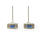 Sub-D 9-Pin serielles Nullmodemkabel (Stecker/male => Stecker/male 1.8m)