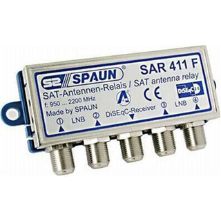 SPAUN SAR 411 WSG DiSEqC-Schalter 4in1 (mit Wetterschutzgehuse)