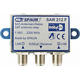 SPAUN SAR 212 WSG DiSEqC-Schalter 2in1 (mit Wetterschutzgehuse)