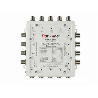 DUR-LINE MSRP 508T Professional Multischalter 5/8 fr Betrieb ohne Netzteil
