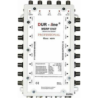 DUR-LINE MSRP 516T Professional Multischalter 5/16 fr Betrieb ohne Netzteil