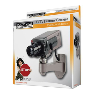 KNIG CCTV Dummy- Kameraattrappe fr den Innenbereich